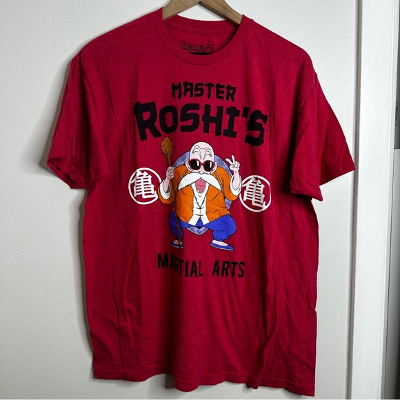 Ripple Junction | Shirts | Dragon Ball Z Master Roshi Red T Shirt Mens ...